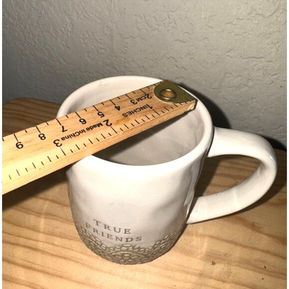 True Friends Ceramic Mug By Demdaco With Lace Pattern - Picture 4 of 5